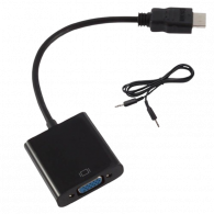 Adaptateur HDMI Vers VGA Noir En Tunisie