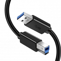 Câble Scanner USB 3.0 1.5 M Noir En Tunisie