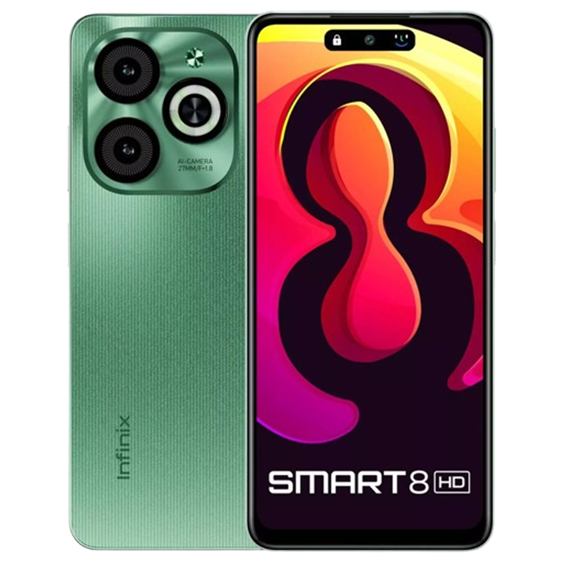 Smartphone Infinix Smart 8 HD 2Go 64Go Vert En Tunisie Smartphone Infinix Smart 8 HD 2Go 64Go Vert En Tunisie
