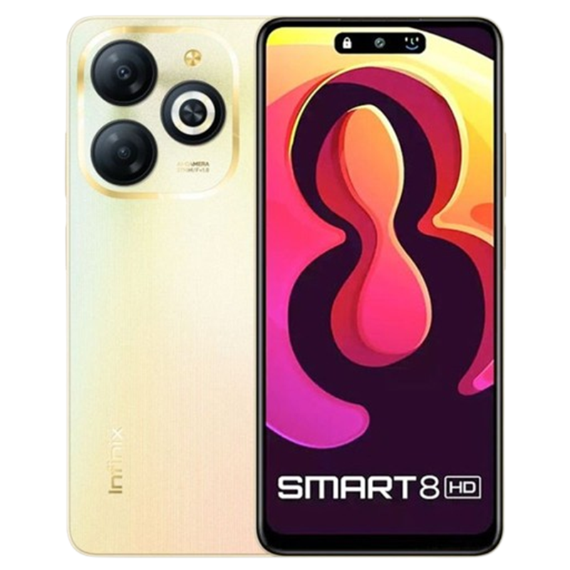 Smartphone Infinix Smart 8 HD 2Go 64Go Gold En Tunisie Smartphone Infinix Smart 8 HD 2Go 64Go Gold En Tunisie