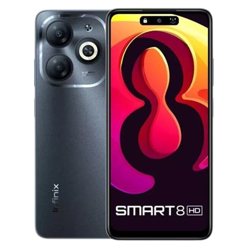 Smartphone Infinix Smart 8 HD 2Go 64Go Noir En Tunisie Smartphone Infinix Smart 8 HD 2Go 64Go Noir En Tunisie