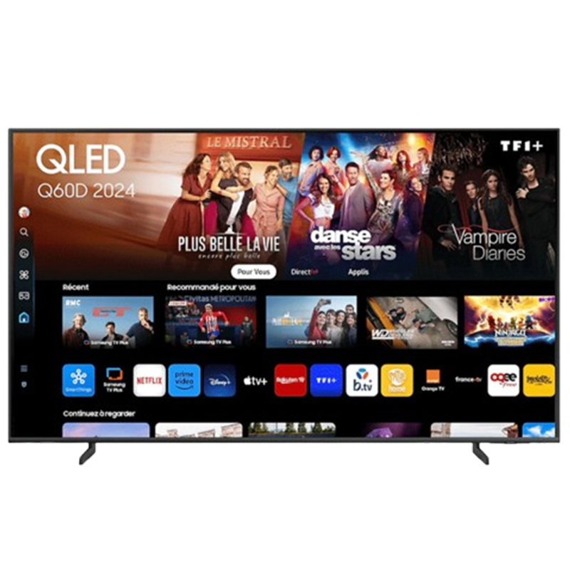TV Samsung Q60DAU 55" 4k QLED Smart Noir En Tunisie TV Samsung Q60DAU 55" 4k QLED Smart Noir En Tunisie