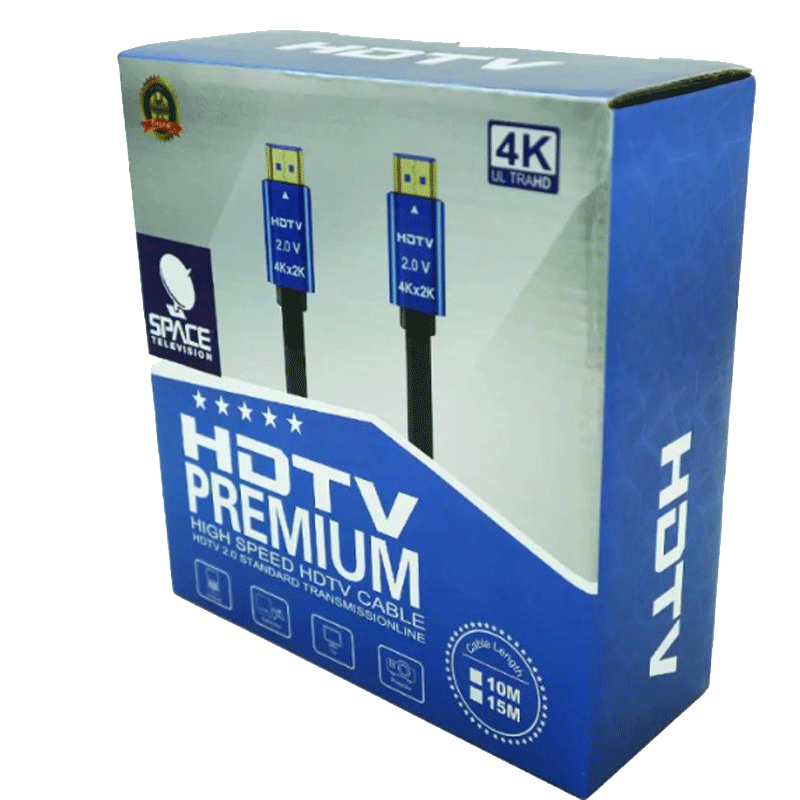 Câble HDMI 4K 20M Noir en Tunisie
