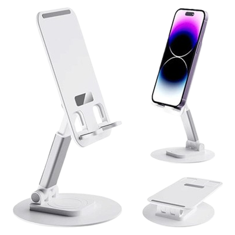 Support Smartphone & Tablette de Table Blanc en Tunisie