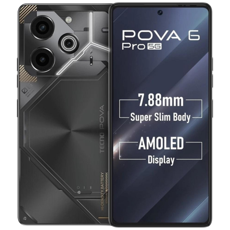 Smartphone Tecno Pova 6 Pro 5G 12Go 256Go Silver en Tunisie Smartphone Tecno Pova 6 Pro 5G 12Go 256Go Silver en Tunisie