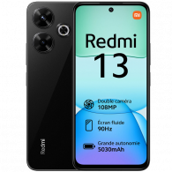 Smartphone Xiaomi Redmi 13 8Go 128Go Noir en Tunisie Smartphone Xiaomi Redmi 13 8Go 128Go Noir en Tunisie