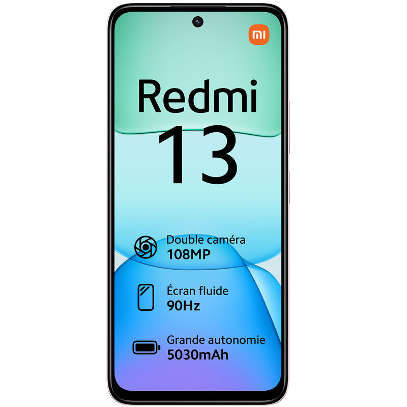 Smartphone Xiaomi Redmi 13 8Go 128Go Rose en Tunisie