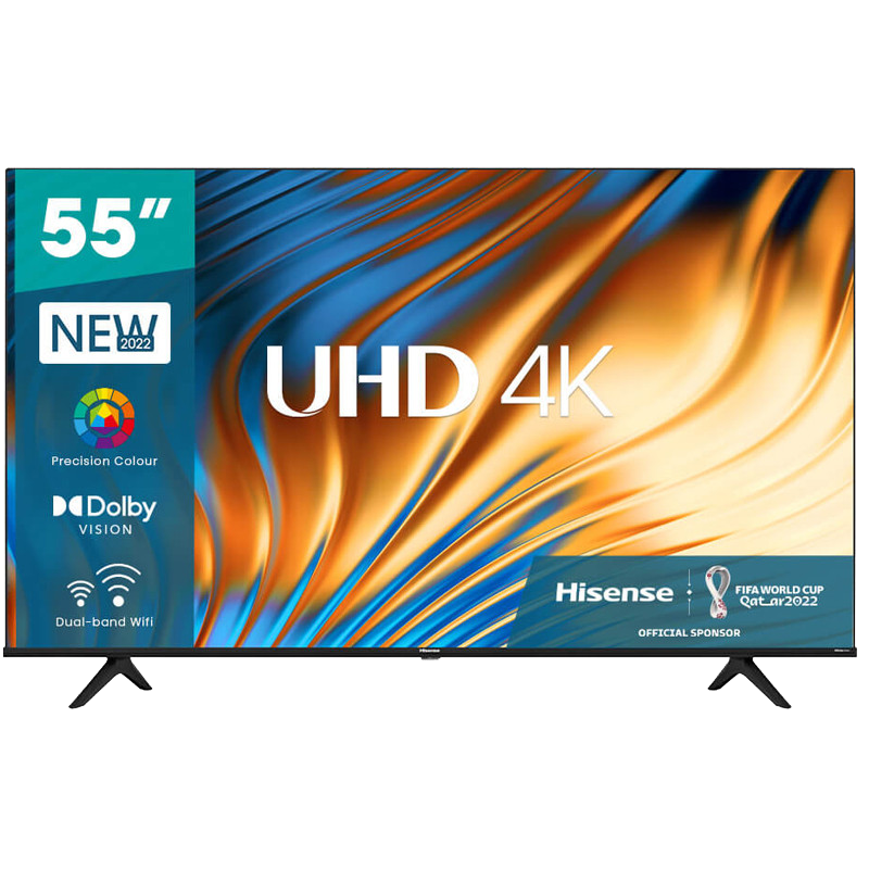 TV Led Hisense Class A6 Series 55A6H 55" 4K Smart Google TV - Noir en Tunisie