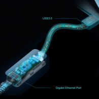 Adaptateur Réseau Externe TP-Link USB 3.0 vers Gigabit Ethernet en Tunisie Adaptateur Réseau Externe TP-Link USB 3.0 vers Gigabit Ethernet en Tunisie