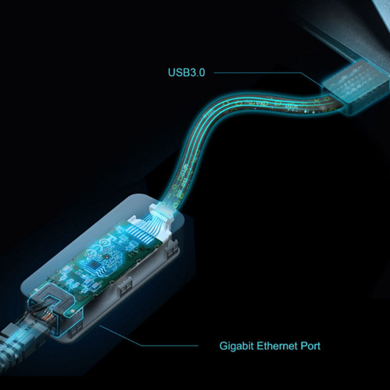 Adaptateur Réseau Externe TP-Link USB 3.0 vers Gigabit Ethernet en Tunisie