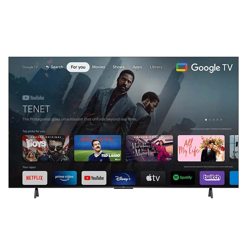 TV TCL 55"4K Ultra HD Smart LED Google TV (55P635) en Tunisie