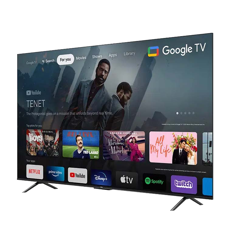 Téléviseur TCL P735 55" 4K Ultra HD Smart Google Noir en Tunisie