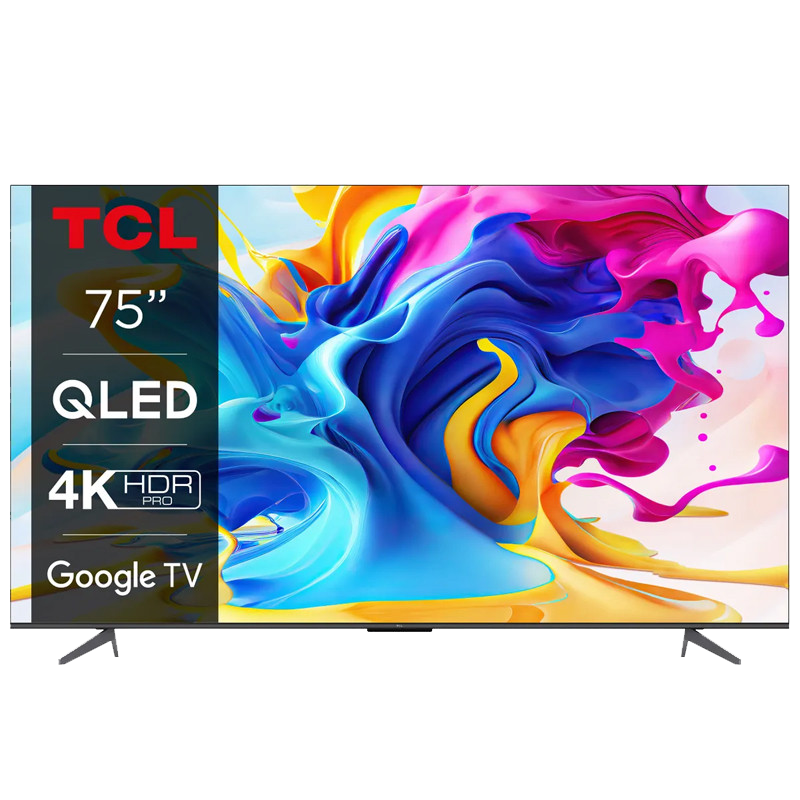 Téléviseur TCL C645 75" QLED 4K Smart Android - Noir en Tunisie