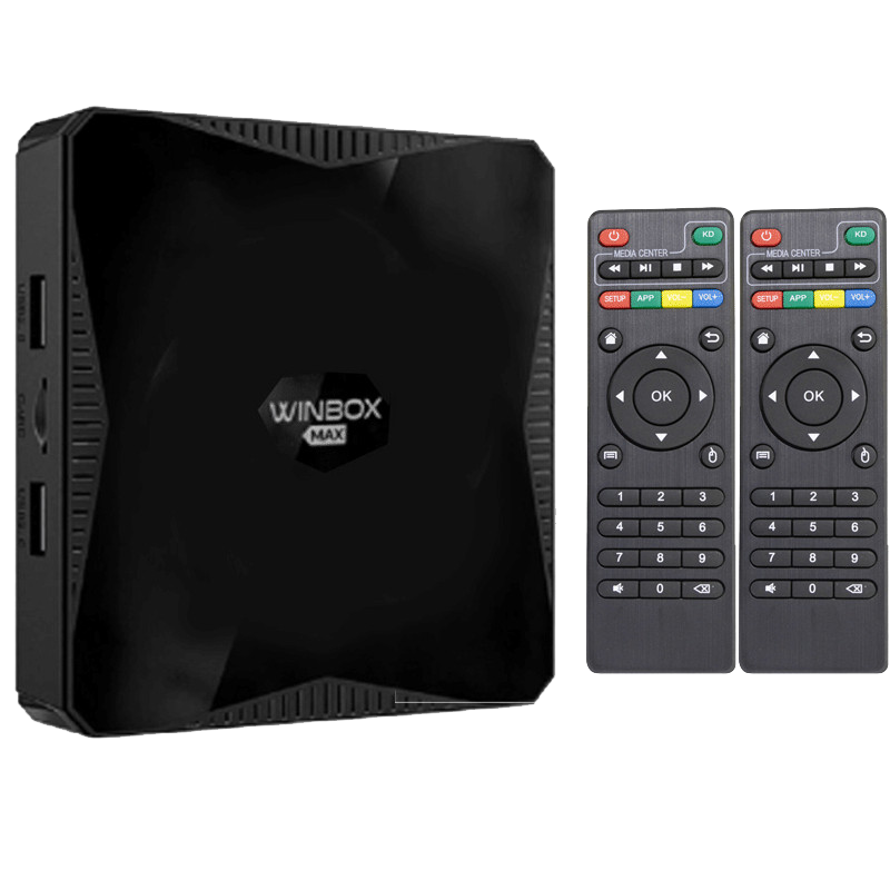 Box Android TV Winbox 6K 2Go 16Go + 2 Commande Noir en Tunisie Box Android TV Winbox 6K 2Go 16Go + 2 Commande Noir en Tunisie