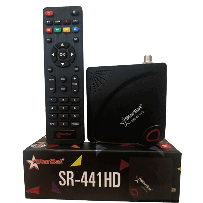 Récepteur Starsat SR-441 FHD + Clé WiFi +  Abonnements 12 Mois en Tunisie