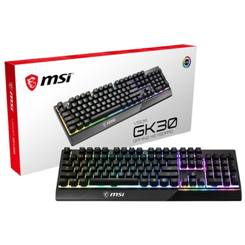 Clavier Gamer MSI Vigor GK30 RGB Noir En Tunisie