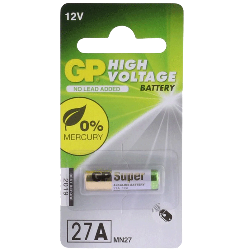 Pile GP Super AAAA 27A Alkaline 12V en Tunisie