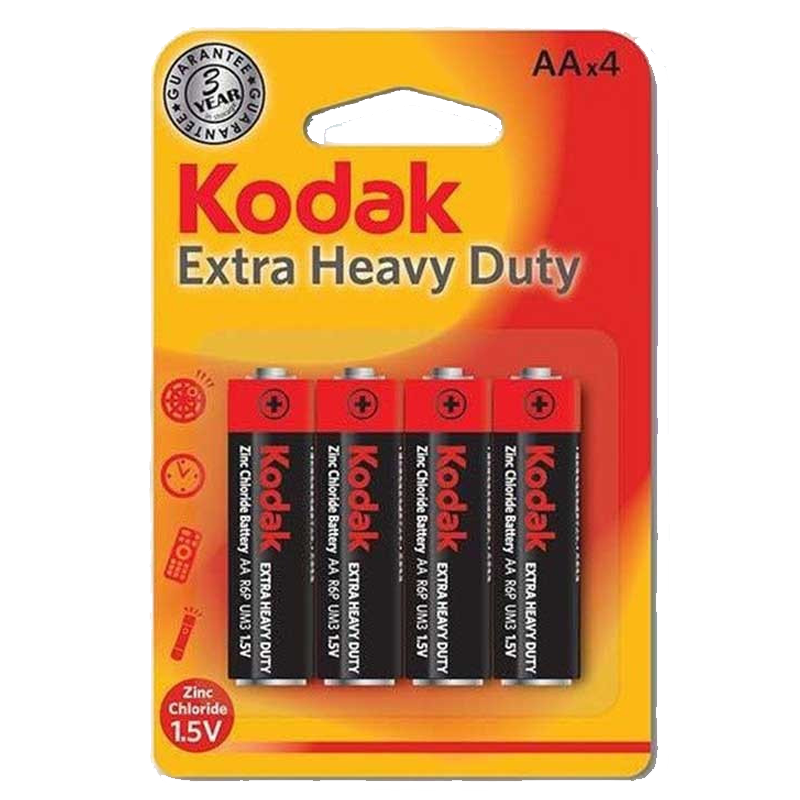4x Piles Kodak Extra Heavy Duty AA 1.5V en Tunisie 4x Piles Kodak Extra Heavy Duty AA 1.5V en Tunisie