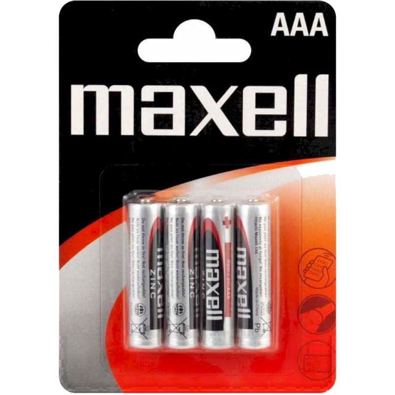 4 Piles AAA Maxell R3 Saline en Tunisie