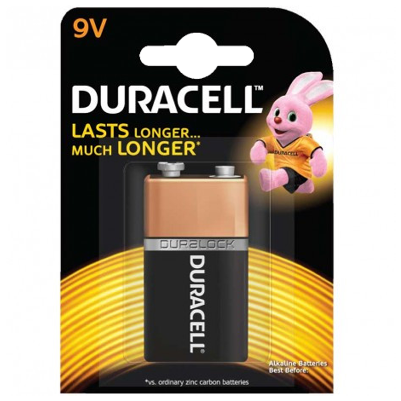 Pile Alcaline DURACELL Plus Power 9V