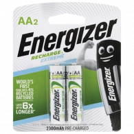 2x Piles Energizer Recharge AA NH15 B