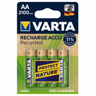 4 x Pile Rechargeable Recycled VARTA LR6 AA BP4