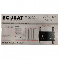 Support Tv Mural Fix Ecosat F-2232 Pour Ecran 22"-32" - Noir en Tunisie