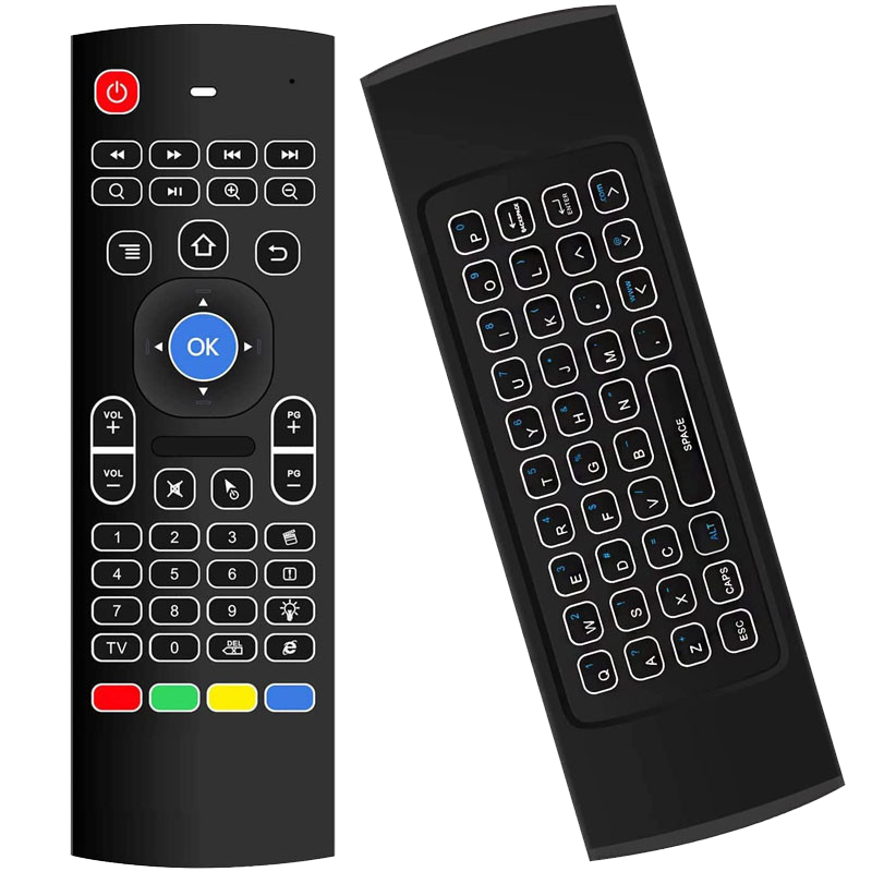 Commande Clavier Box Android /TV Smart / Projecteur Noir