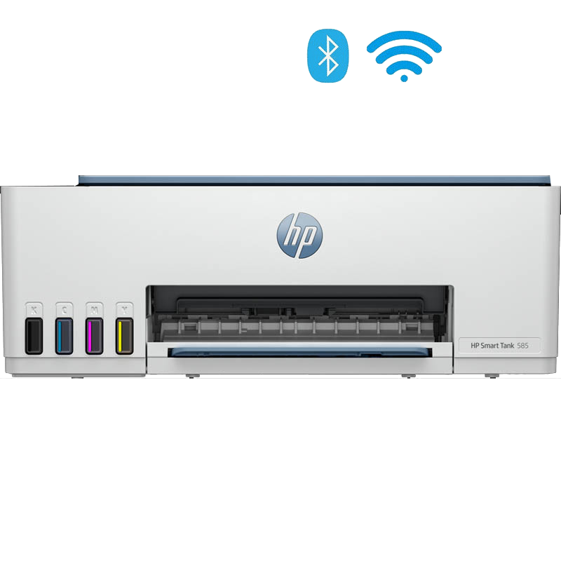 Imprimante Multifonction Jet D'encre HP Smart Tank 585 1F3Y4A - Blanc en Tunisie