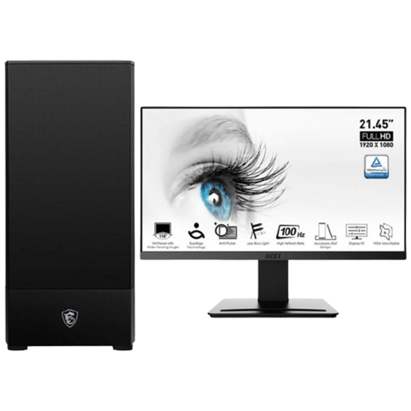 Pc De Bureau Gamer AMD Ryzen 3 8Go 512Go SSD Noir En Tunisie