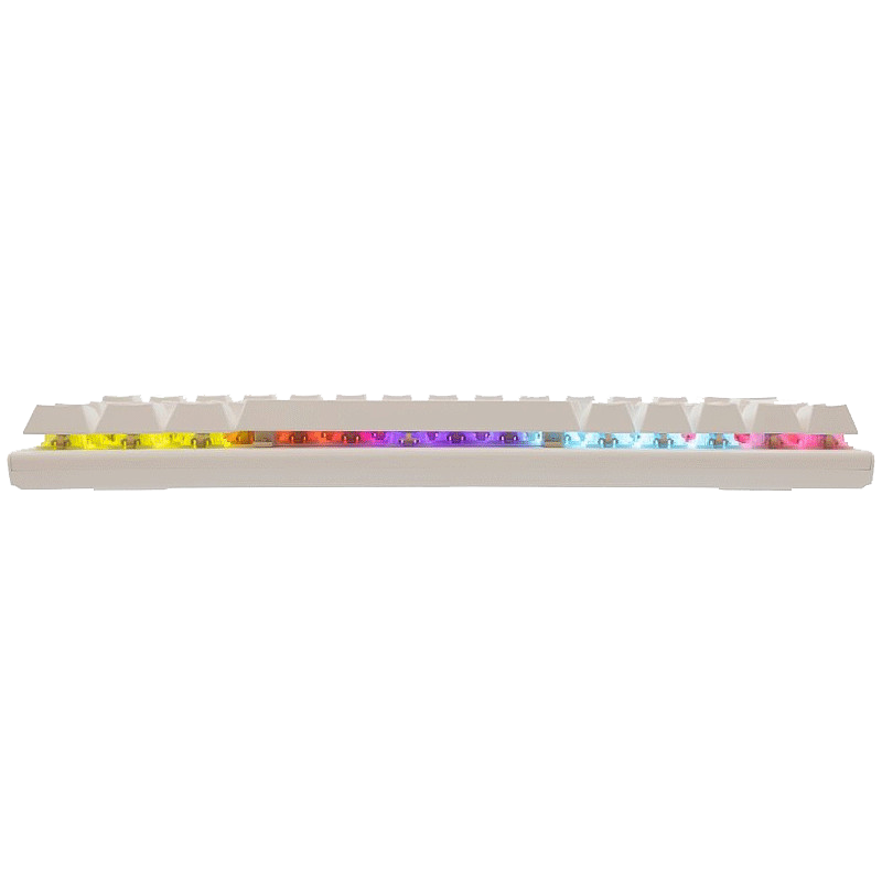 Clavier Gamer Mécanique White Shark GK-002211 Red Switch Blanc en Tunisie