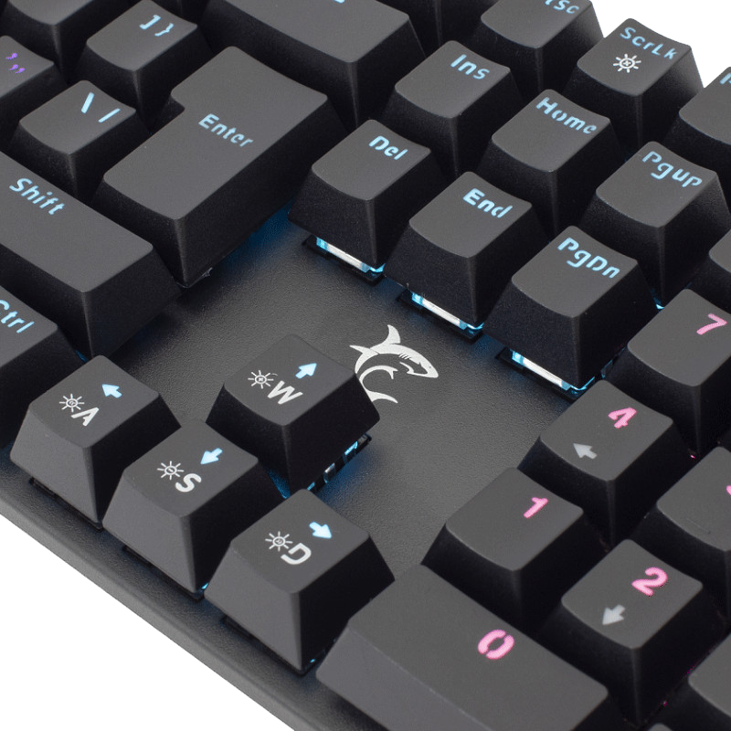 Clavier Gamer White Shark Commandos Elite Blue Switch Noir en Tunisie