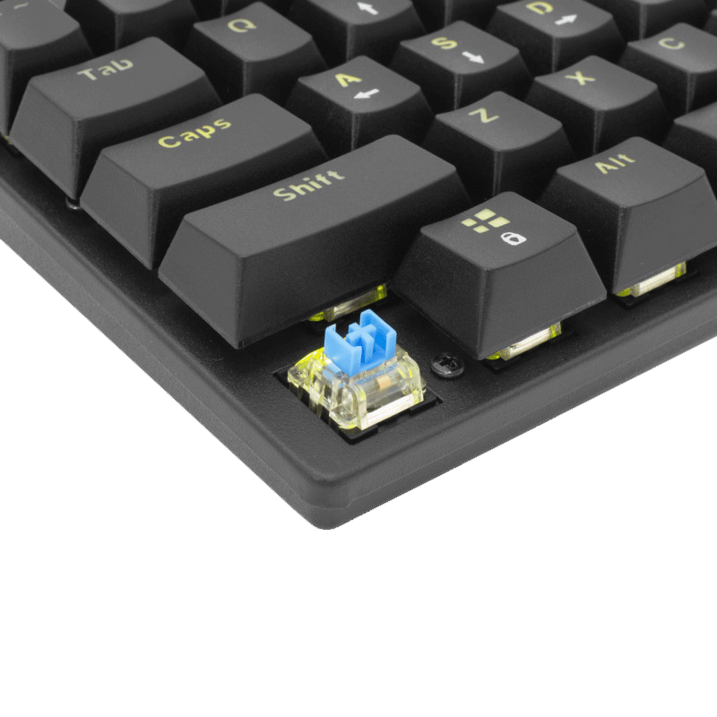 Clavier Gamer White Shark Commandos Elite Blue Switch Noir en Tunisie