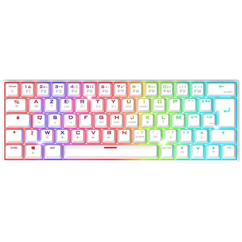 Clavier Gamer Mécanique Spirit Of Gamer XPERT-K200 RGB Blanc En Tunisie Clavier Gamer Mécanique Spirit Of Gamer XPERT-K200 RGB Blanc En Tunisie