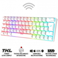 Clavier Gamer Mécanique Spirit Of Gamer XPERT-K200 RGB Blanc En Tunisie Clavier Gamer Mécanique Spirit Of Gamer XPERT-K200 RGB Blanc En Tunisie