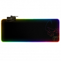 Tapis De Souris Gamer Spirit Of Gamer DarkSkull XXL RGB Noir