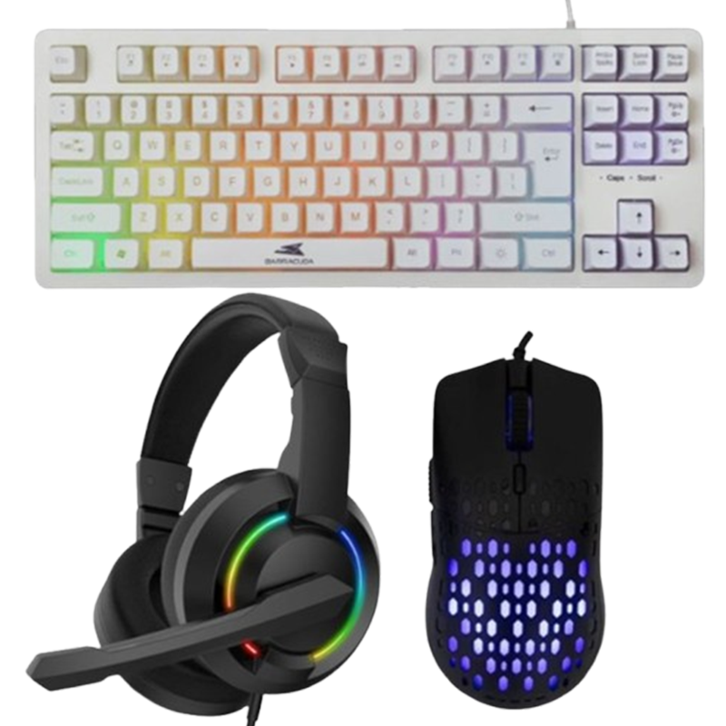 Pack Gamer Baracuda : Clavier & Souris & Casque En Tunisie