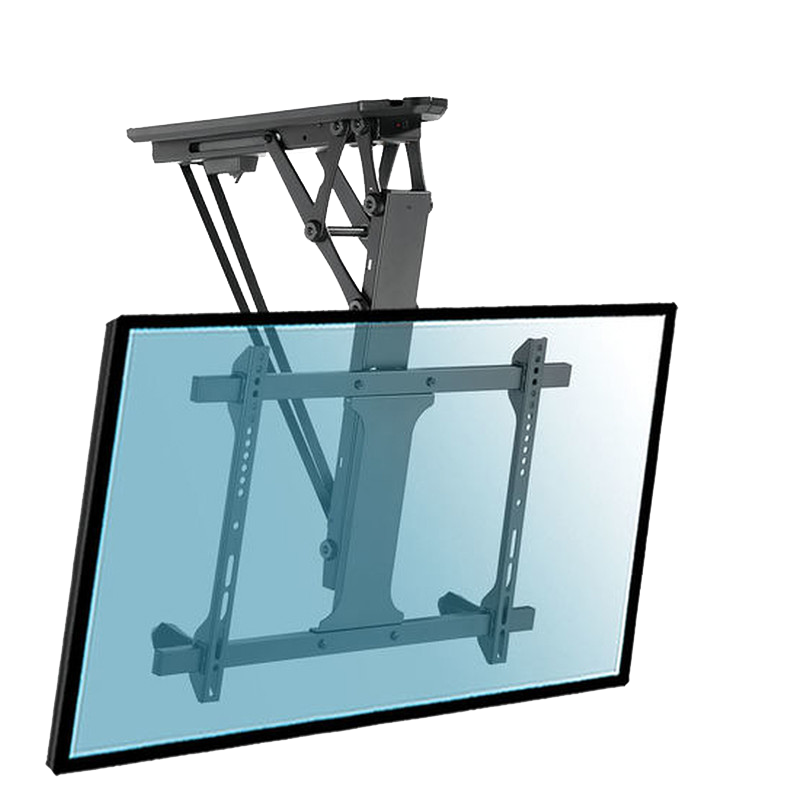 Support Plafond Kimex 018-7064W Motorisé Pour Écran TV 32"-70" - Noir en Tunisie