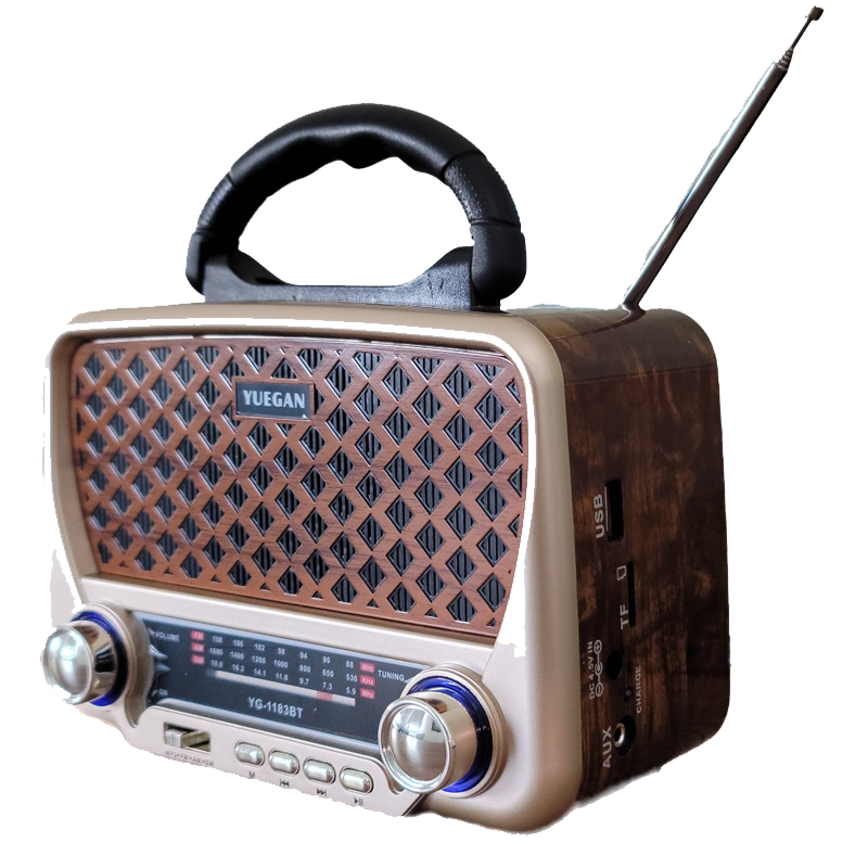 Radio Fm Bluetooth Yuegan YG-1183BT Marron en Tunisie