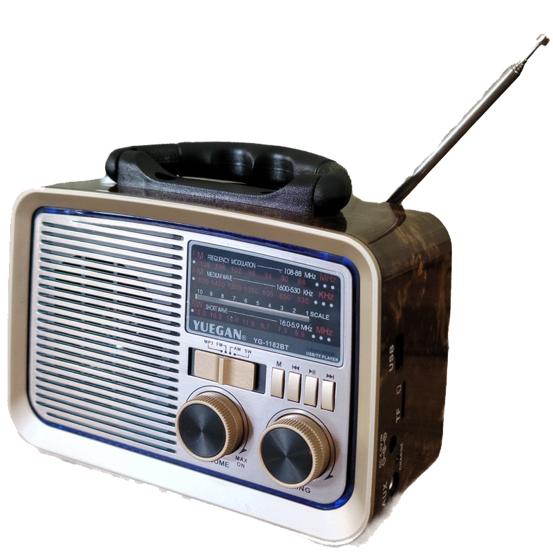 Radio Fm Bluetooth Yuegan YG-1182BT Marron en Tunisie