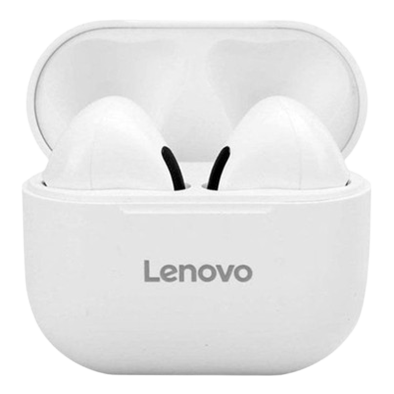 Écouteur Sans Fil Lenovo LP40 Blanc En Tunisie Écouteur Sans Fil Lenovo LP40 Blanc En Tunisie