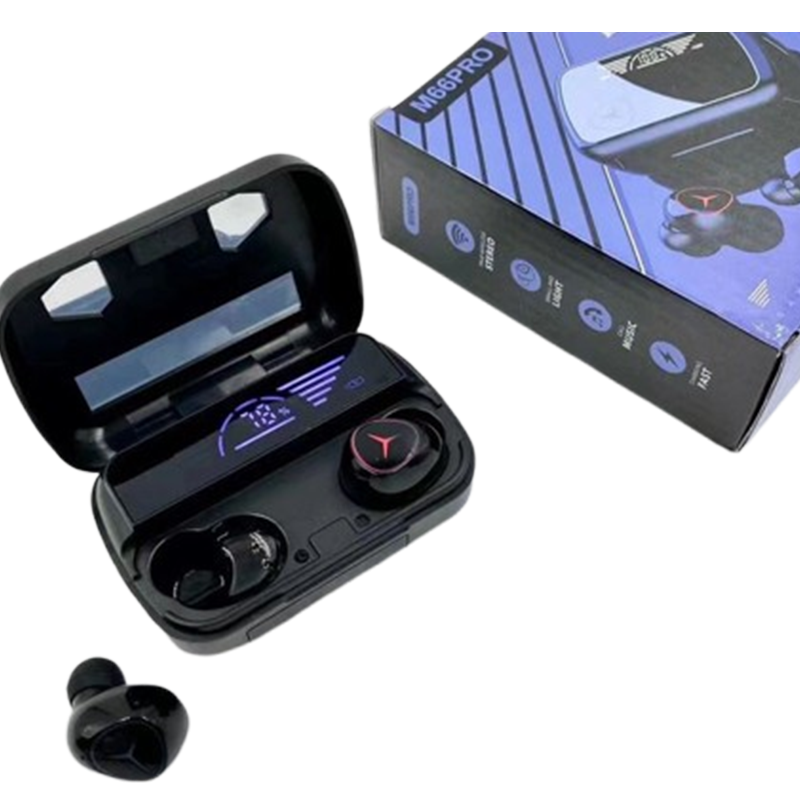 Écouteurs Bluetooth M66 Pro TWS Noir En Tunisie