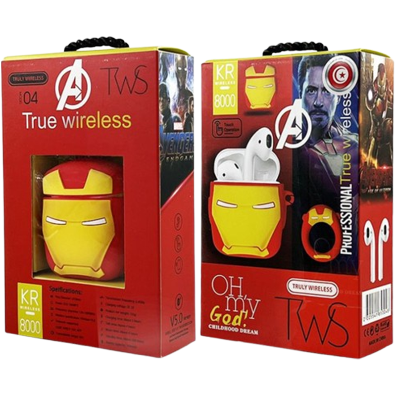 Ecouteurs Bluetooth TWS-KR8000 M04 Marvel Avengers En Tunisie