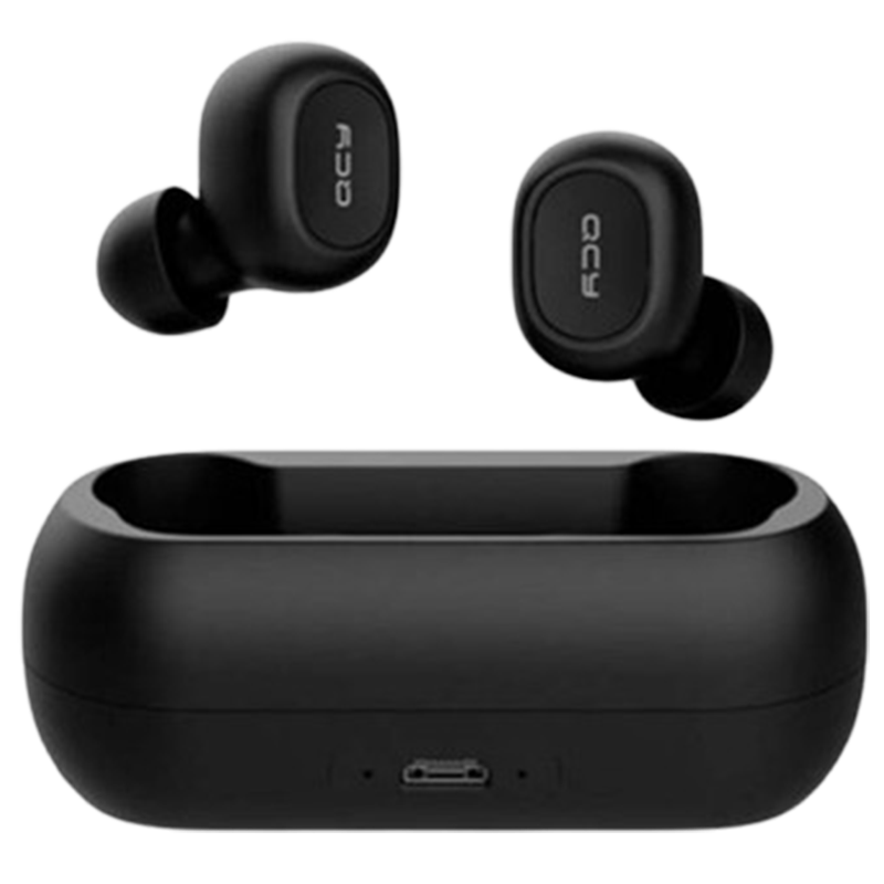 Écouteurs Bluetooth Sans Fil QCY T1C Noir En Tunisie Écouteurs Bluetooth Sans Fil QCY T1C Noir En Tunisie