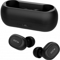 Écouteurs Bluetooth Sans Fil QCY T1C Noir En Tunisie