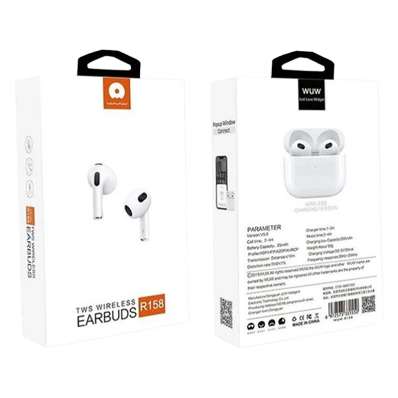 Ecouteurs Sans Fil WUW R146 Blanc En Tunisie