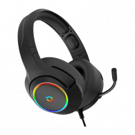 Micro Casque Gaming Aqirys Vega RGB Noir en Tunisie