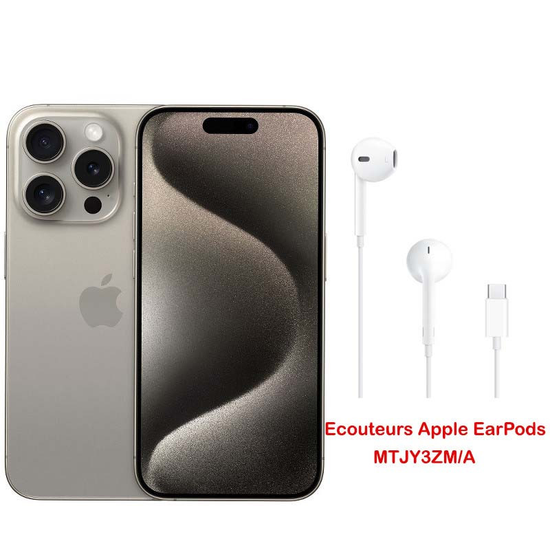iPhone 15 Pro 128Go Titane Naturel en Tunisie