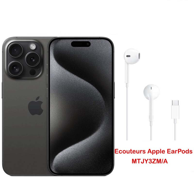 iPhone 15 Pro 128Go Noir