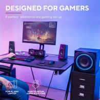 Haut Parleur Gamer Trust GXT 658 Tytan Surround 5.1 Noir en Tunisie